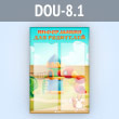 Стенд «Информация для родителей» с 4 карманами А4 формата (DOU-8.1)